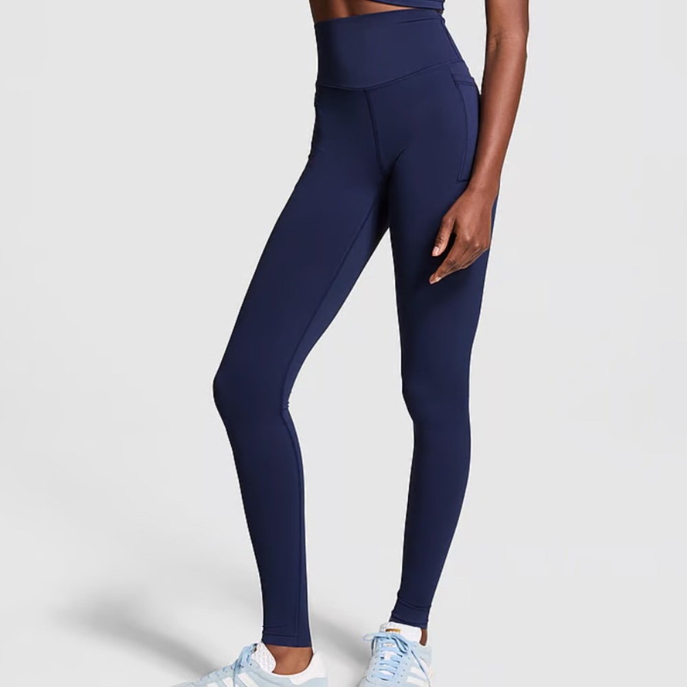 PINK - Victoria’s Secret size small long midnight blue relay leggings